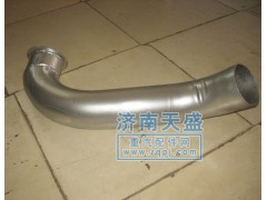 DZ91259540014,陜汽奧龍10款排氣管,濟南尊龍(原天盛)陜汽配件銷售有限公司