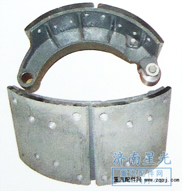 奔馳220后制動蹄總成/