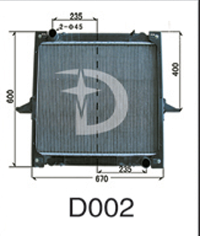 D002,散熱器,濟南鼎鑫汽車散熱器有限公司