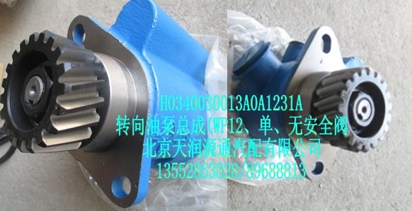 轉(zhuǎn)向油泵總成（WP12、單、無安全閥）/H0340030013A0A1231A