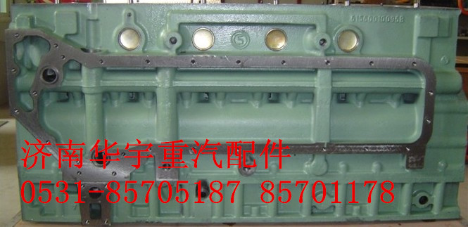 AZ1095010033,氣缸體總成（兩氣門EGR機有無后取力通用）,濟南金航建汽車配件銷售中心