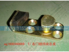 WG1600340009,右門(mén)鎖擋塊總成,濟(jì)南信興汽車(chē)配件貿(mào)易有限公司