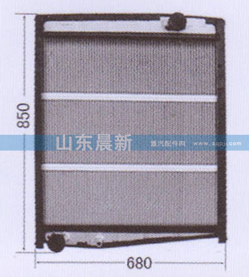 WG9125531280,散熱器水箱,濟(jì)南科宇汽車配件有限公司