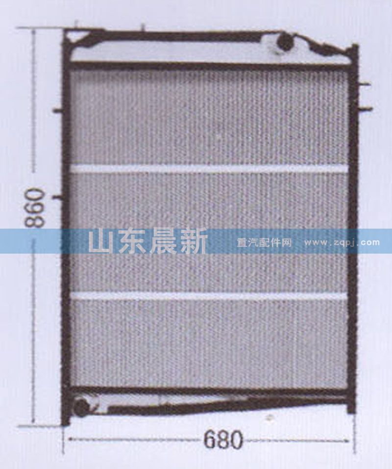 WG9625530323,散熱器水箱,濟南科宇汽車配件有限公司