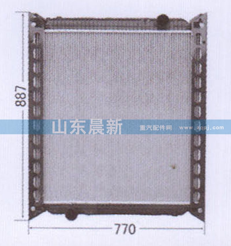 WG9719530120,散熱器水箱,濟(jì)南科宇汽車配件有限公司