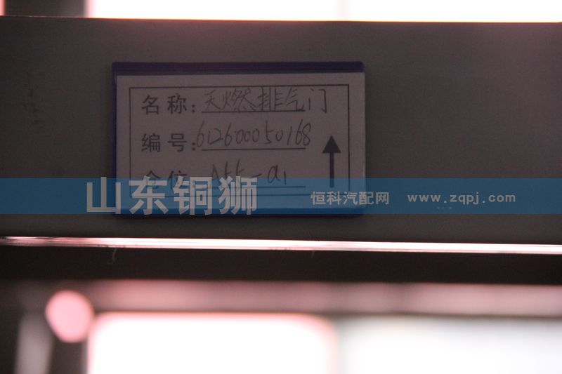 612600050168,天然排氣門(mén),山東銅獅汽車零部件有限公司