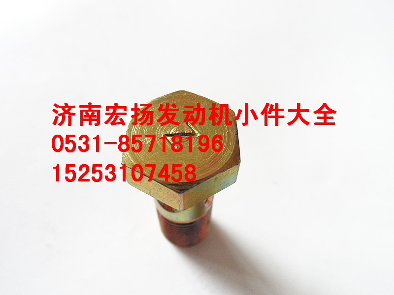 612600050039,EVB油管空心螺栓,濟南耀順汽車配件有限公司（重汽、濰柴發(fā)動機小件專賣）