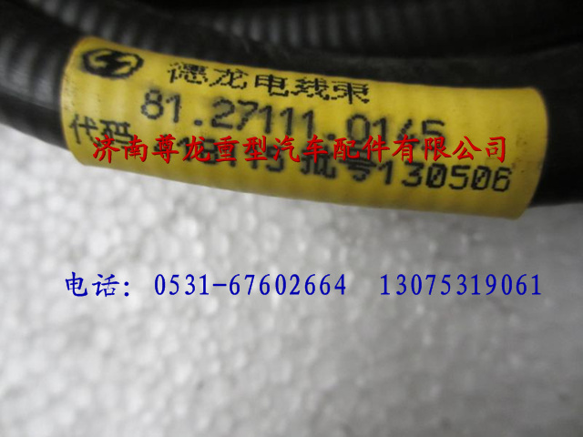 81.27111.0145,陜汽德龍行駛記錄儀底盤(pán)電纜,濟(jì)南尊龍(原天盛)陜汽配件銷售有限公司