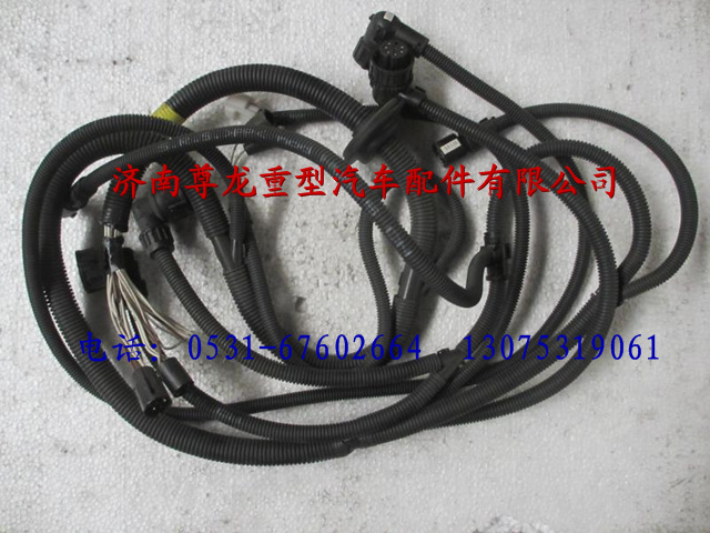 81.25426.6193,陜汽重卡德龍奧龍左前部分電線束,濟南尊龍(原天盛)陜汽配件銷售有限公司