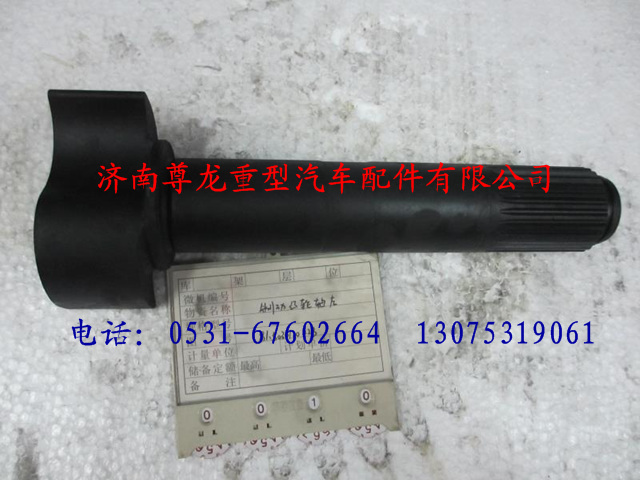81.50301.0223,陜汽漢德車橋制動凸輪軸左,濟南尊龍(原天盛)陜汽配件銷售有限公司