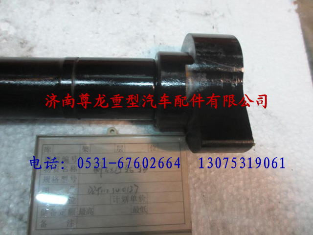 DZ9112340137,陜汽德龍后制動凸輪軸,濟南尊龍(原天盛)陜汽配件銷售有限公司