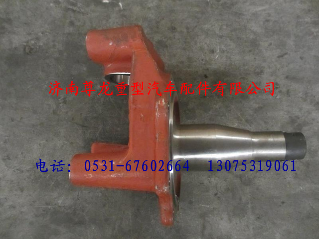 DZ9100410400,陜汽重卡德龍奧龍轉(zhuǎn)向節(jié)（左）,濟(jì)南尊龍(原天盛)陜汽配件銷售有限公司