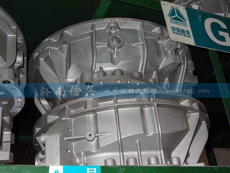AZ2220000807,變速器前殼(HW13710拉式、鋁殼),濟(jì)南信興汽車配件貿(mào)易有限公司