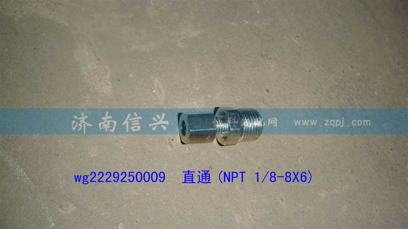 WG2229250009,直通(NPT 1、8-8X6),濟(jì)南信興汽車配件貿(mào)易有限公司