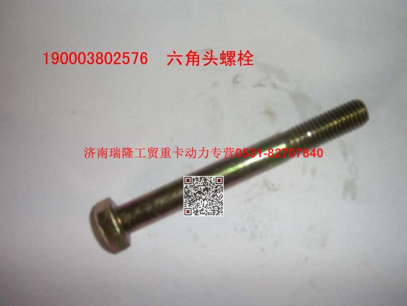 90003802576,六角頭螺栓,濟南瑞隆工貿(mào)重卡動力專營