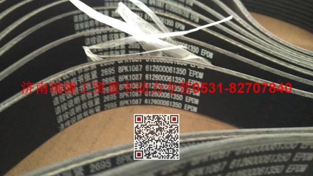 612600061350,多楔帶皮帶,濟(jì)南瑞隆工貿(mào)重卡動(dòng)力專營(yíng)