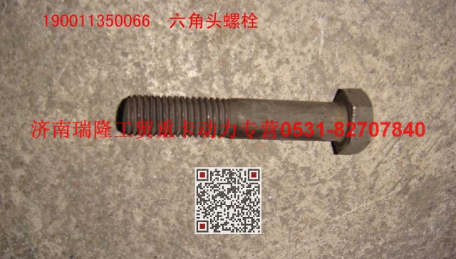 190011350066,六角頭螺栓,濟(jì)南瑞隆工貿(mào)重卡動(dòng)力專營(yíng)