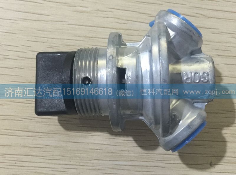 ,北奔重卡取力器開關北方奔馳PTO差速鎖開關二位三通閥,濟南匯達汽配銷售中心