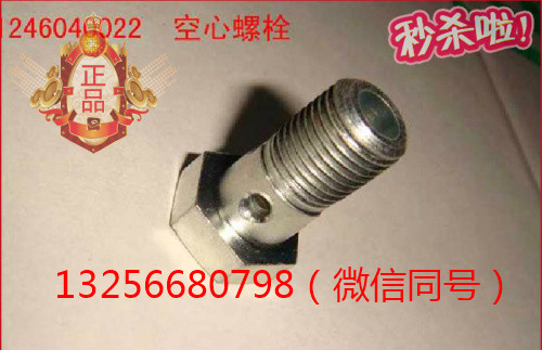 VG1246040022,發(fā)動機缸蓋放氣管空心螺栓,濟南凱爾特商貿(mào)有限公司