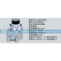 轉向泵7679955603濟南泉達汽配