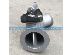 WG9125542806,排氣管總成，排氣制動(dòng)蝶閥總成,濟(jì)南匯達(dá)汽配銷售中心