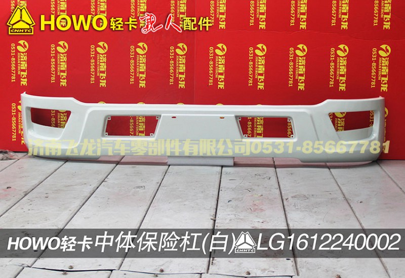 LG1612240002,中體保險(xiǎn)杠（白）,濟(jì)南飛龍汽車(chē)零部件有限公司