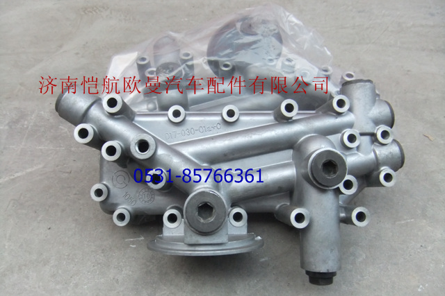 D17-030-01,機(jī)油濾清器座裝配部件，,濟(jì)南愷航歐曼汽車(chē)配件有限公司
