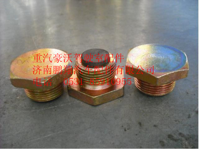 WG9231330015,重汽豪沃磁性螺塞總成,濟(jì)南鵬翔汽車(chē)配件有限公司