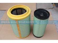 WG9725190102/3,空氣濾芯 2841復合紙（內(nèi)芯全膠）,濟南百昌（新企源）重型濾清器專營店