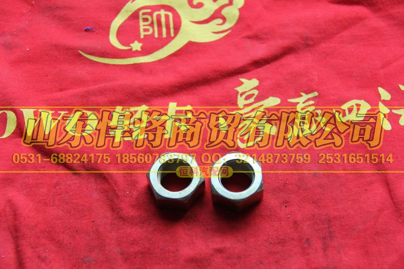 31D-04057,HOWO豪沃輕卡緊固制動鼓螺母,山東悍將商貿(mào)有限公司