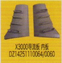 德龍X3000系列車駕駛室飾件，X3000導(dǎo)流板內(nèi)板/DZ14251110064/0060