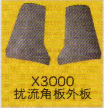 ,X3000擾流角板外板,濟南泉信汽配