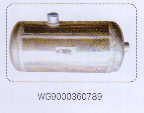 WG9000360789,重汽豪沃T7H鋁合金儲氣筒總成,濟(jì)南泉信汽配