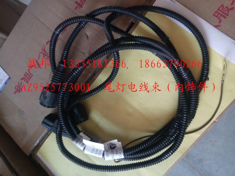 AZ9525773001,尾燈電線束（內飾件）,濟南冠澤卡車配件營銷中心