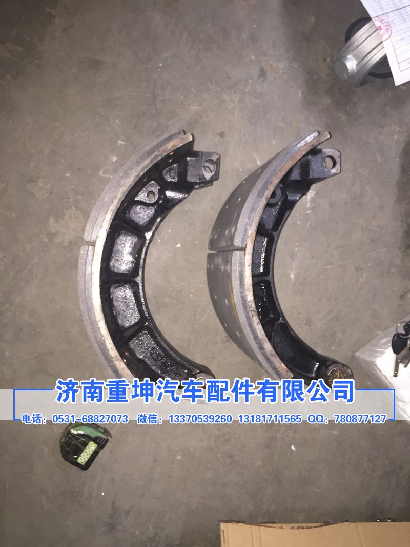 QRT485-3502121,后剎車(chē)蹄總成,濟(jì)南重坤汽車(chē)配件有限公司