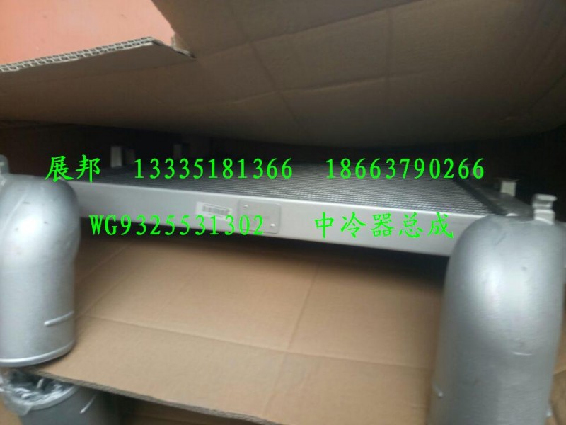 WG9325531302,中冷器總成,濟南冠澤卡車配件營銷中心