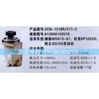 轉(zhuǎn)向助力泵濰柴WD615-67發(fā)動(dòng)機(jī)612600130518