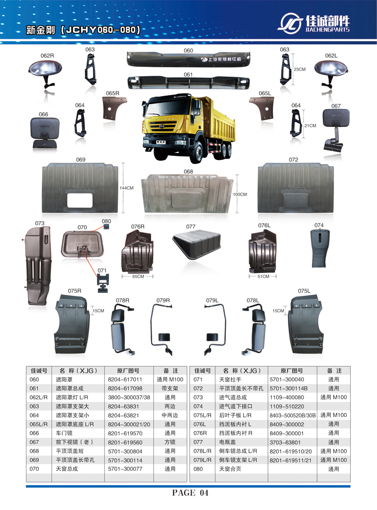 紅巖新金剛遮陽(yáng)罩底座左右8204-300021-20/8204-300021-20
