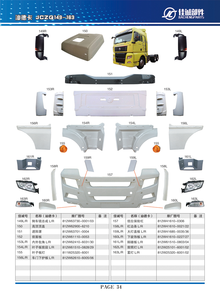 汕德卡車門下護(hù)板812W62610-6005/06/812W62610-6005，812W62610-6006