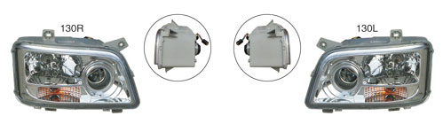 豪瀚新款前照燈NZ9525720001/02/NZ9525720001，NZ9525720002