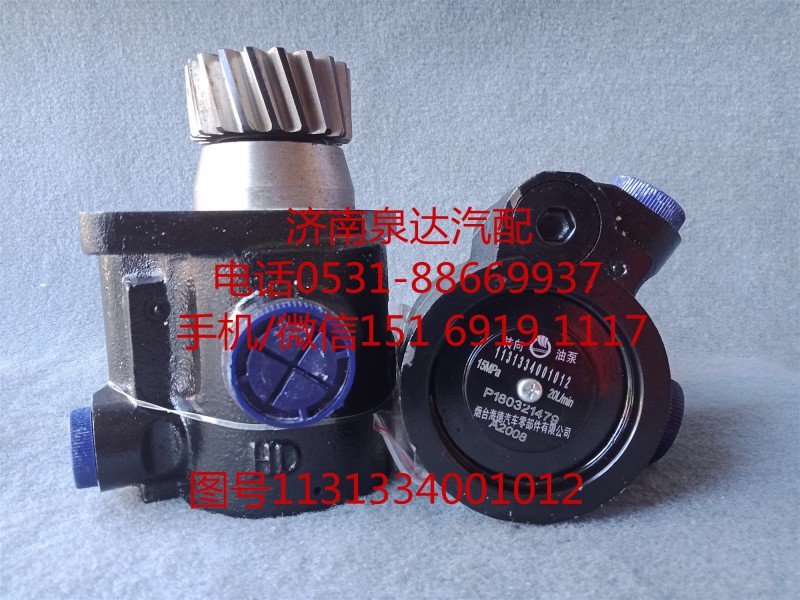福田歐曼原廠液壓轉(zhuǎn)向油泵、助力泵1131334001012/1131334001012