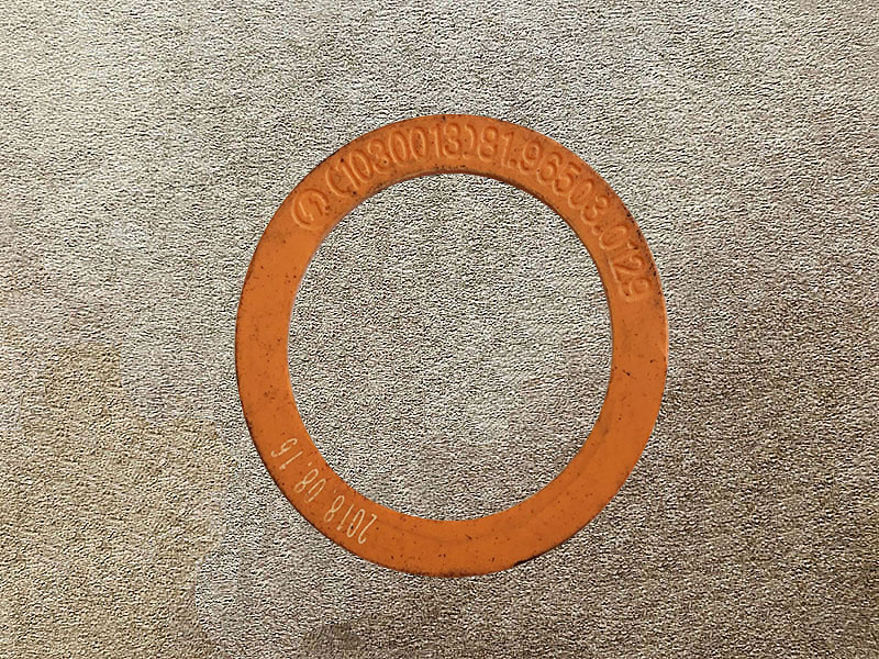 81.96503.0129,墊片（前懸翻轉(zhuǎn)）Gasket (front flip),濟(jì)南向前汽車(chē)配件有限公司