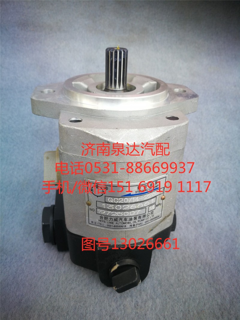 濰柴道依茨P7發(fā)動機齒輪泵、助力泵QC20/14-226B/13026661