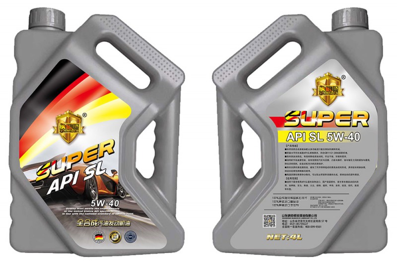 API：SL合成汽油發(fā)動機油5W-40/API：SL