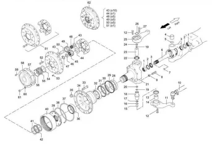 06.56289.0365,Hub oil seal (L),濟(jì)南向前汽車配件有限公司