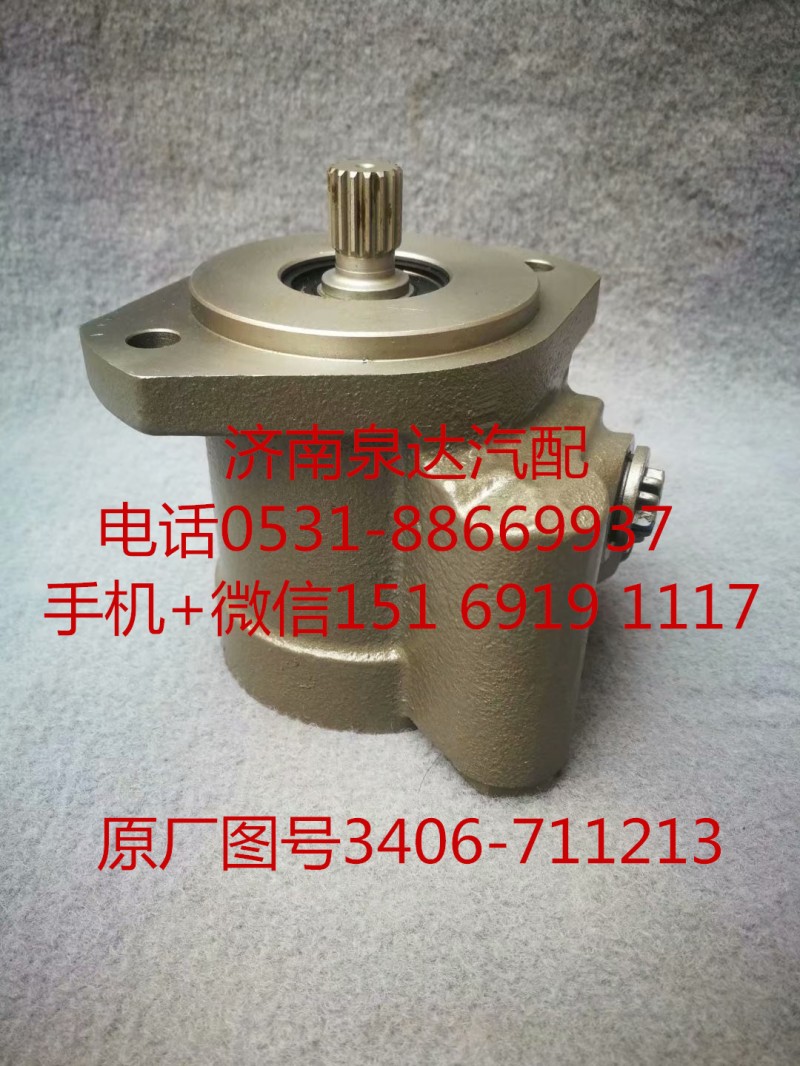 上汽紅巖杰獅 新金剛轉(zhuǎn)向油泵、助力泵3406-711213/3406-711213