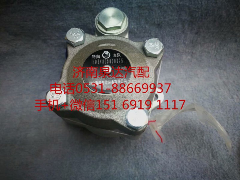 H034000000025,轉(zhuǎn)向助力泵,濟南泉達汽配有限公司