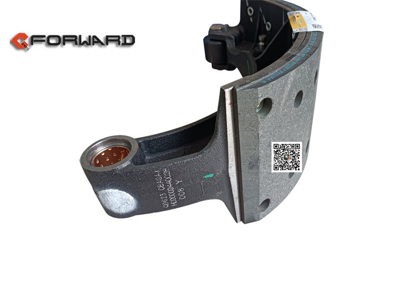 HD90009440028,Front brake shoe assembly,濟(jì)南向前汽車配件有限公司