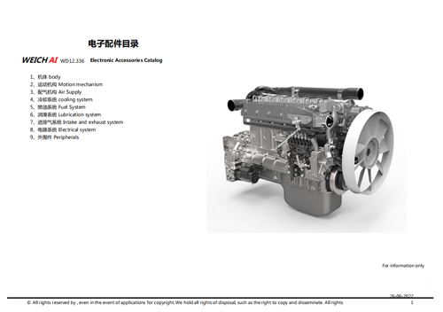WD12    WP12,Electronic Accessories Catalog,濟(jì)南向前汽車配件有限公司