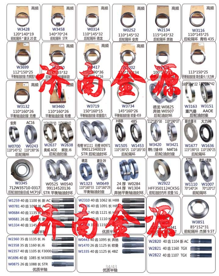 WG4095415034,前輪隔環(huán),濟(jì)南天橋區(qū)金源汽車配件經(jīng)銷處